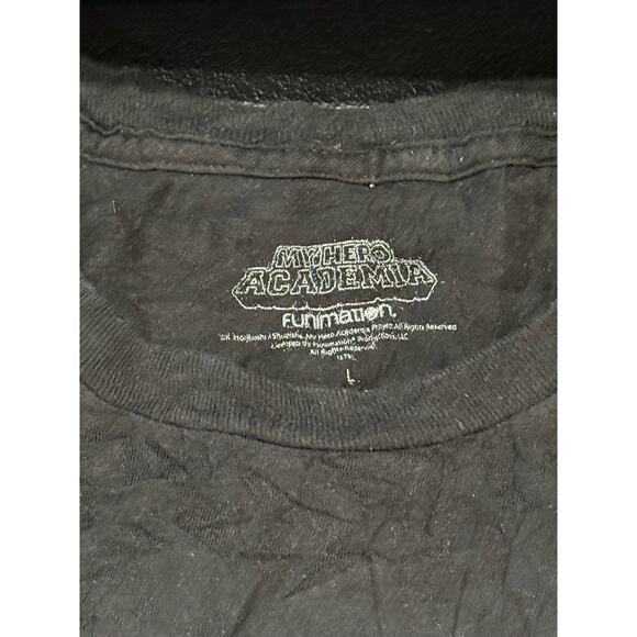 Vintage Tees - Anime My Hero Academia Shoto Todoroki Fire & Ice Graphic Tee*SZ L - Picture 7 of 7